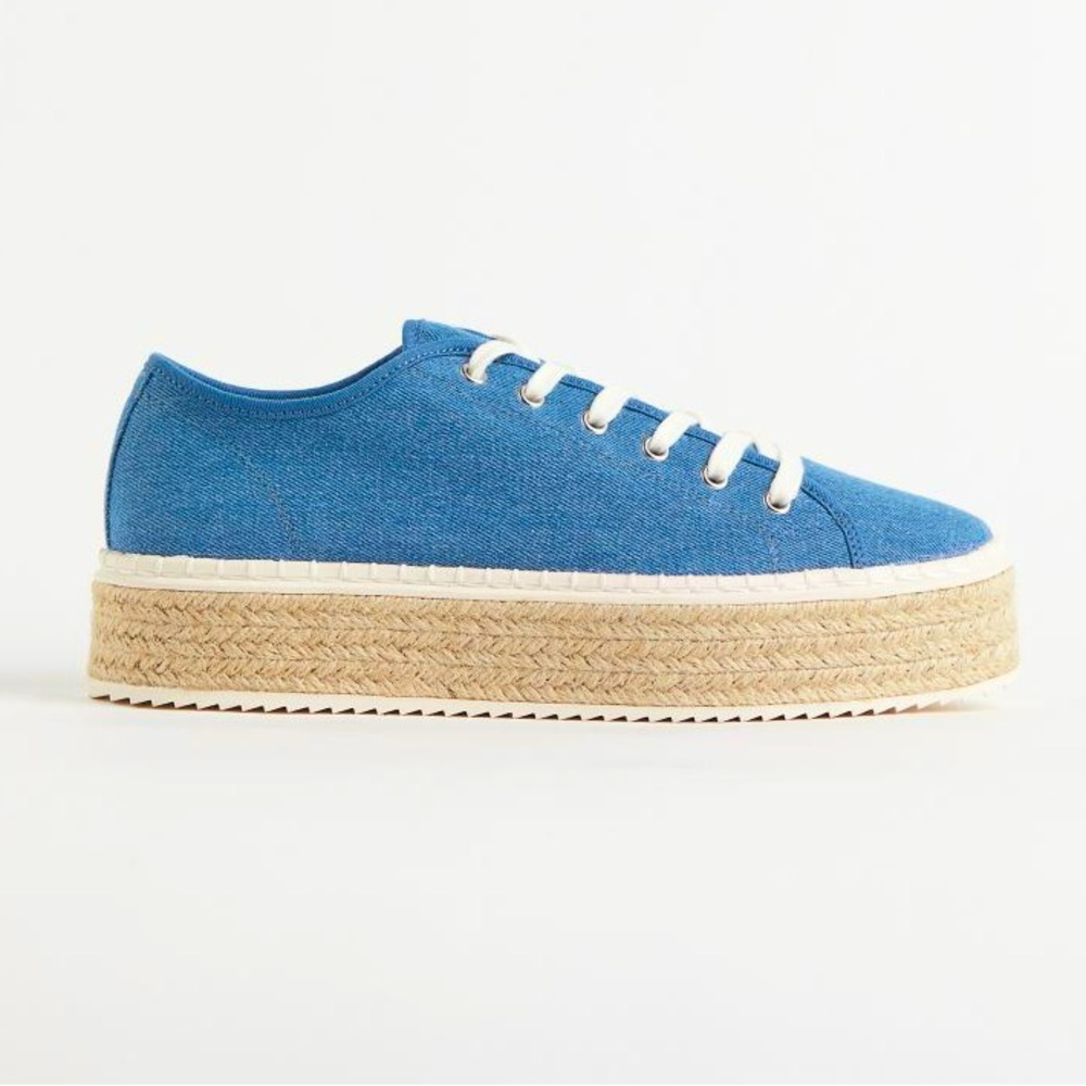 Espadrille Chunky Platform Trainers